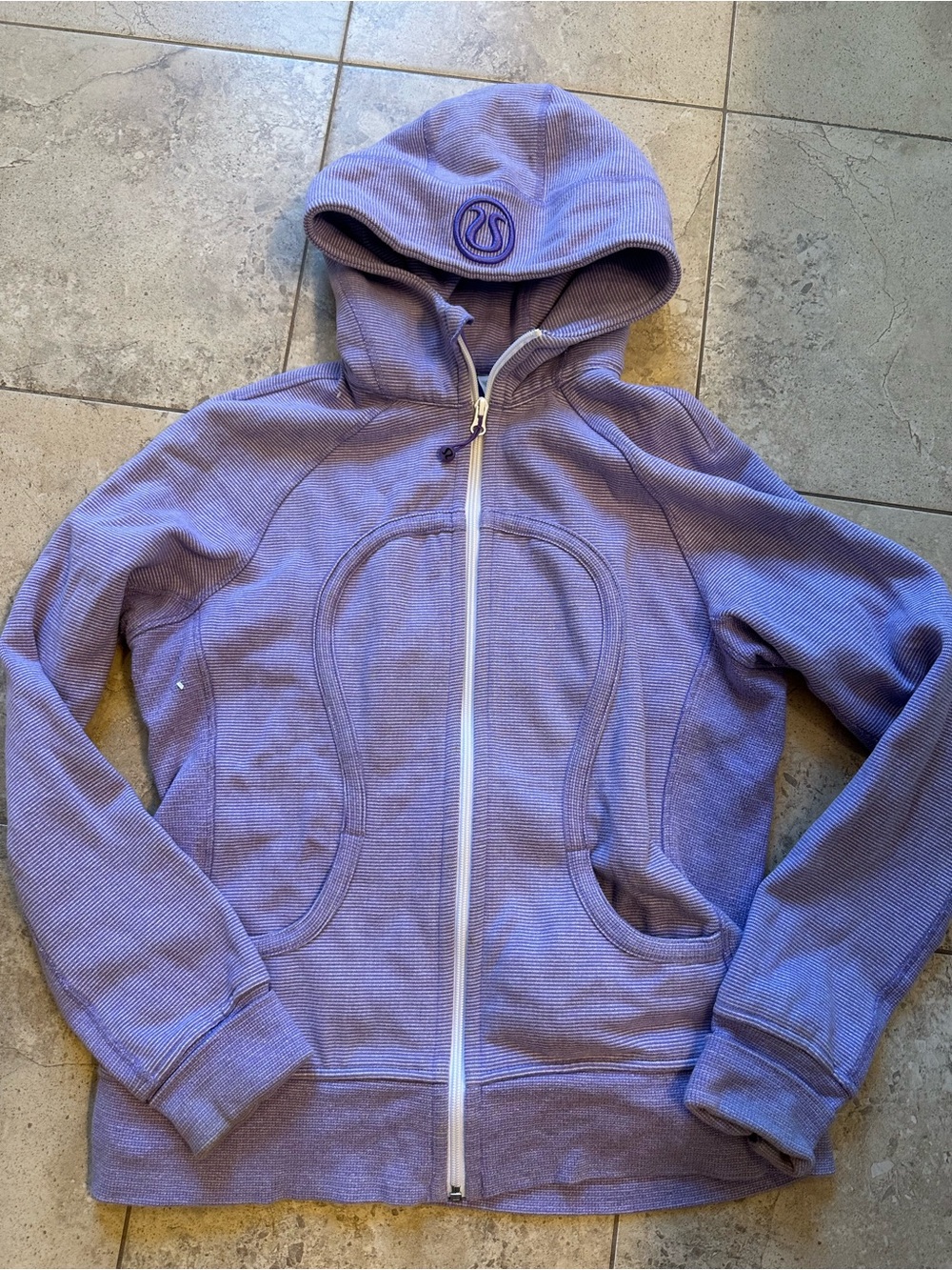lululemon athletica Lavender Hooded Zip Jacket